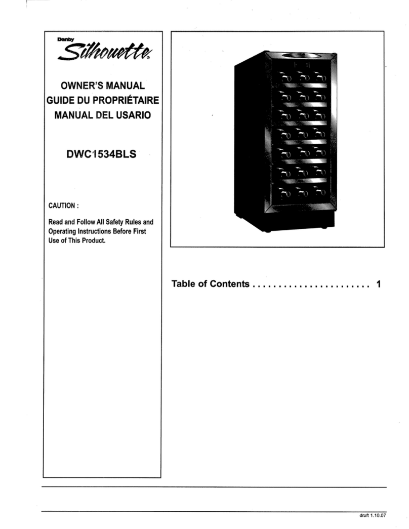 Silhouette DWC1534BLS User manual