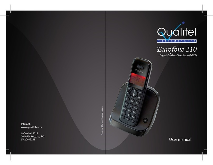 Qualitel Eurofone 210 user manual