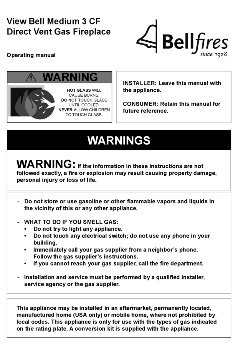 Bellfires VIEW BELL TOPSHAM 3 CF User manual Bellfires VIEW BELL TOPSHAM 3 CF User manual
