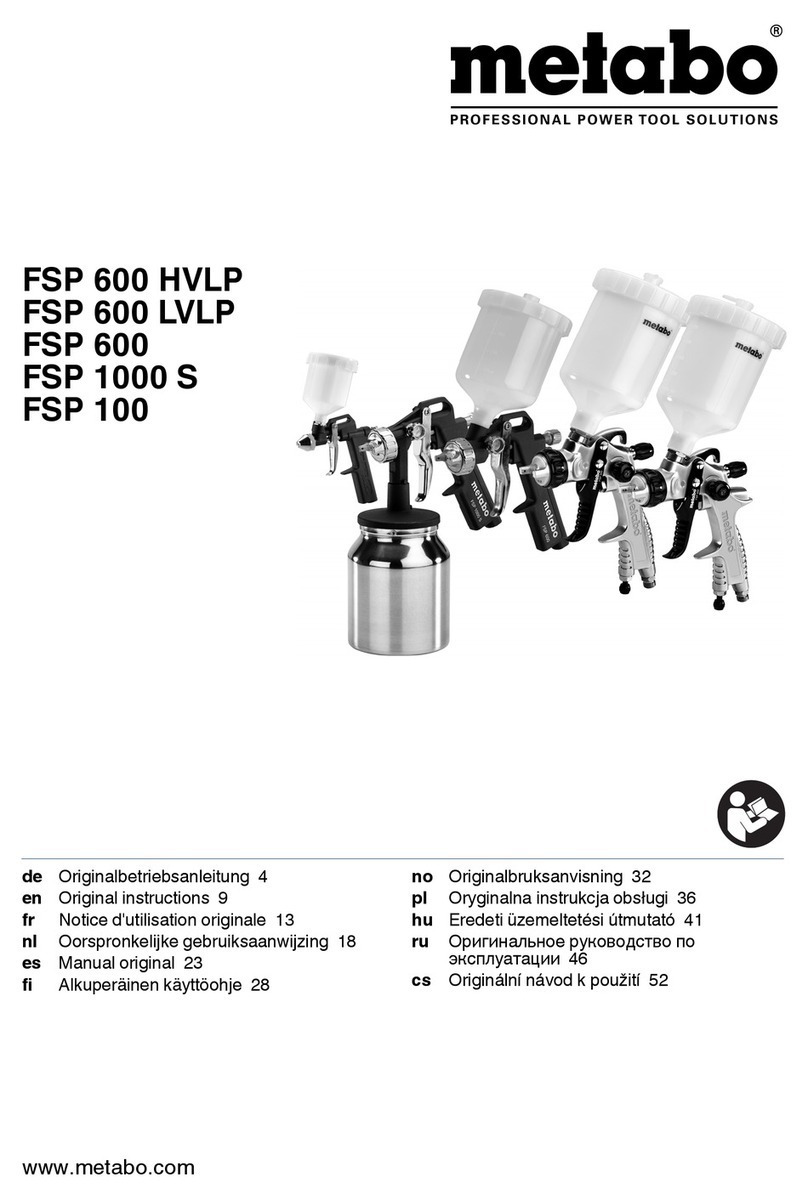 Metabo FSP 600 HVLP User manual
