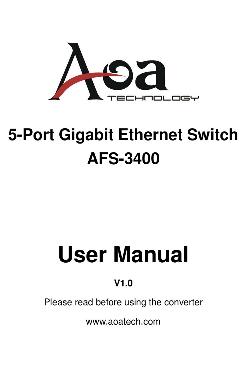 AOA TECHNOLOGY AFS-3400 user manual AOA TECHNOLOGY AFS-3400 user manual