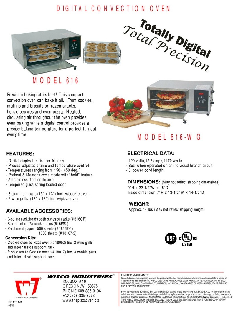 Wisco Industries 616-WG User manual