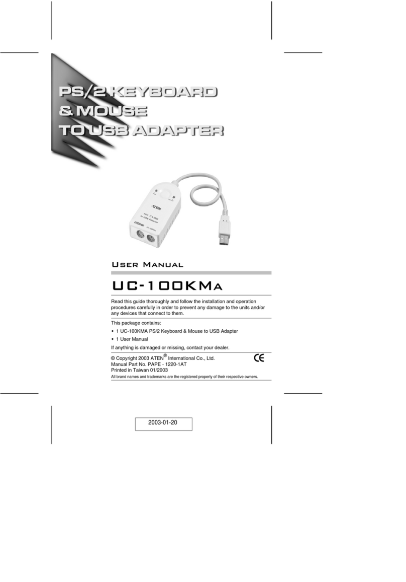 ATEN UC-100KMA User manual