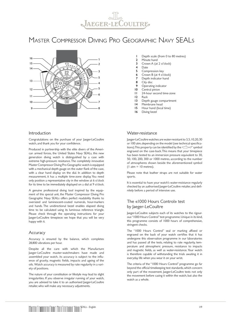 Jaeger-leCoultre Master Compressor Diving Pro Geographic Navy... User manual Jaeger-leCoultre Master Compressor Diving Pro Geographic Navy... User manual