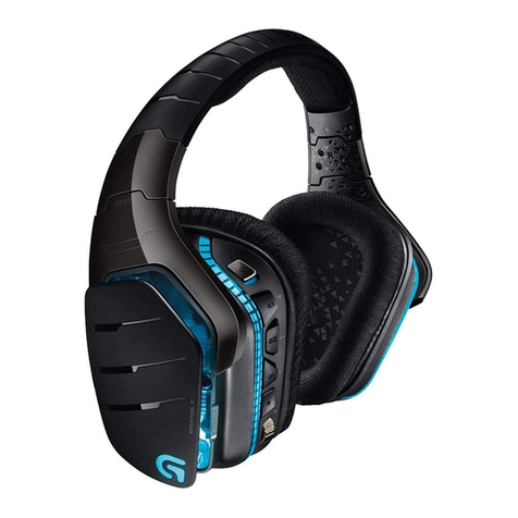 Logitech G933 Artemis Spectrum User manual