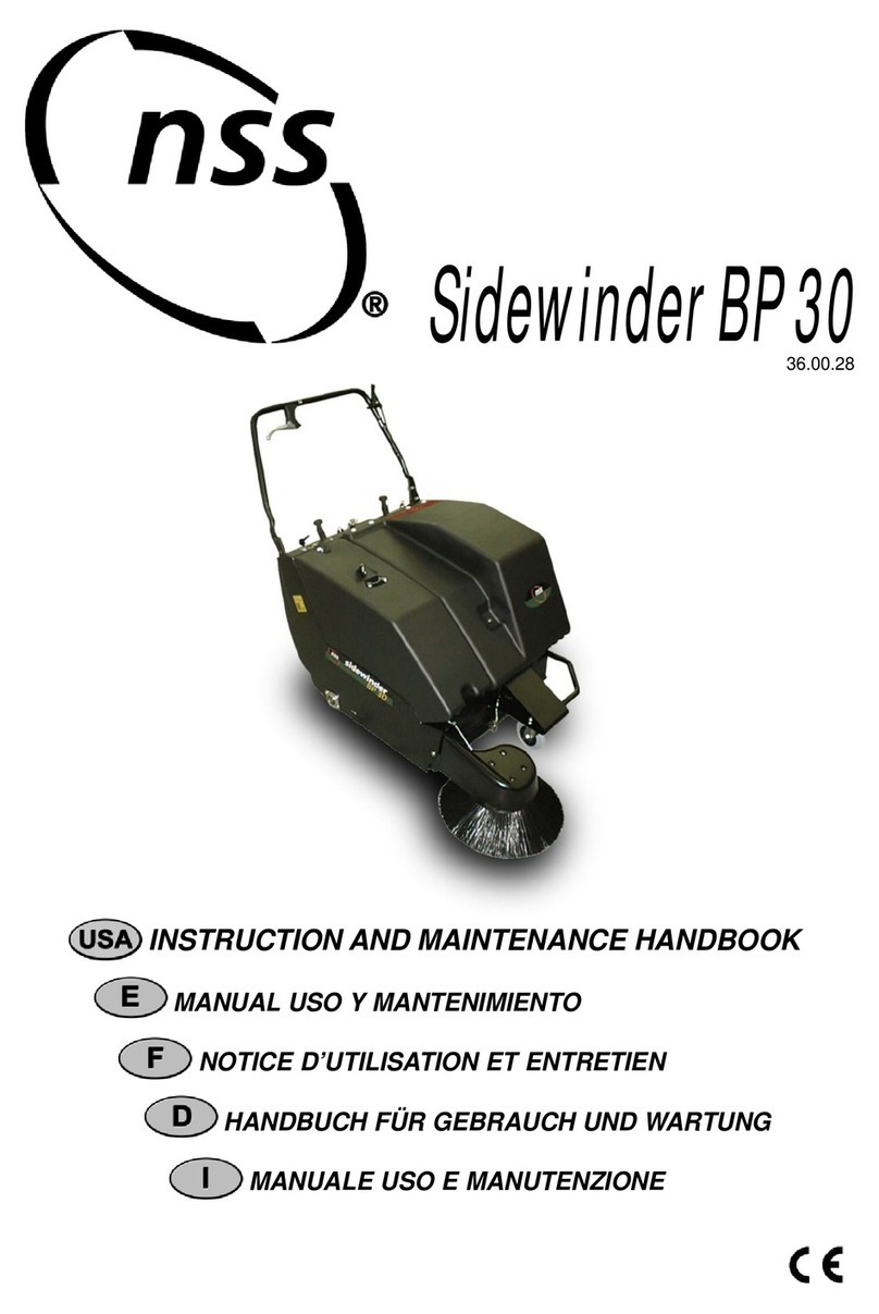 NSS Sidewinder BP 30 Instruction and maintenance handbook