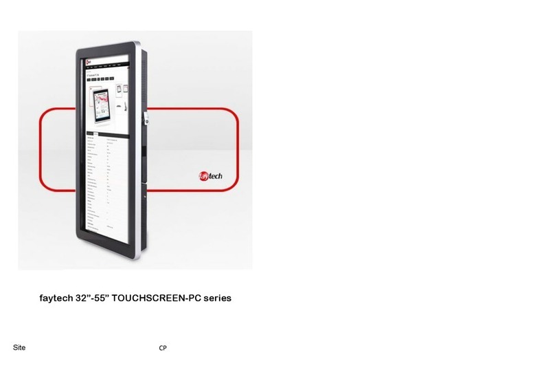 Faytech TOUCHSCREEN-PC SERIES manual