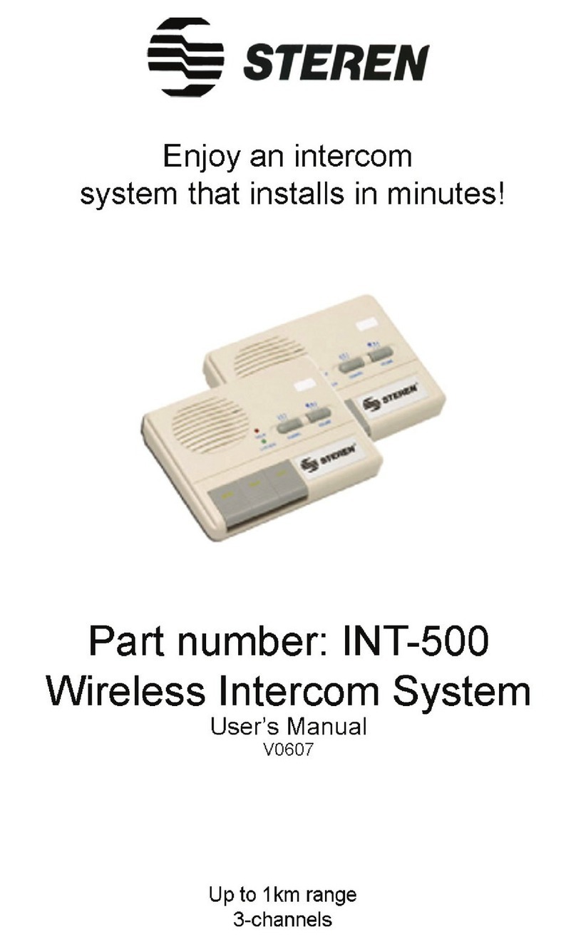 Steren INT-500 user manual