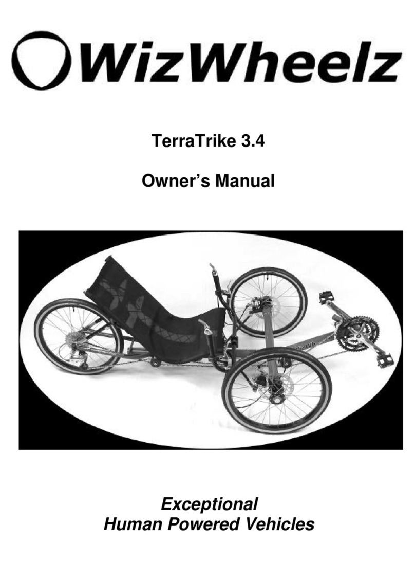 WizWheelz TerraTrike 3.4 owner's manual
