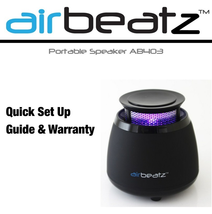 airatzbe AB403 Quick set up guide & warranty