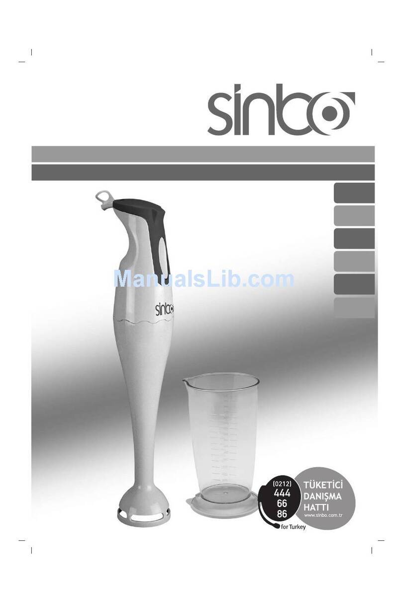 Sinbo SHB-3041 User manual Sinbo SHB-3041 User manual