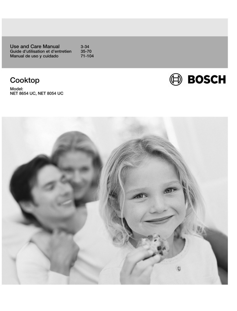 Bosch AutoChef NET 8654 UC User manual