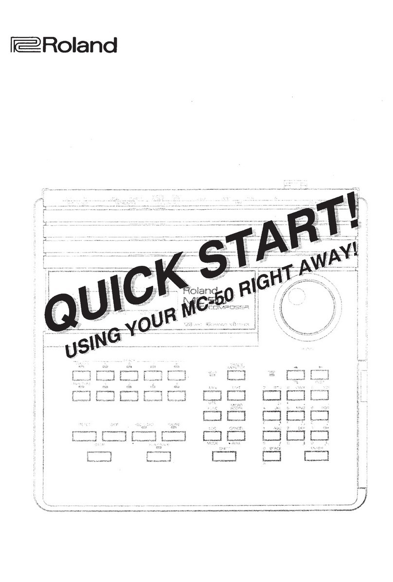Roland MC-50 mkII User manual