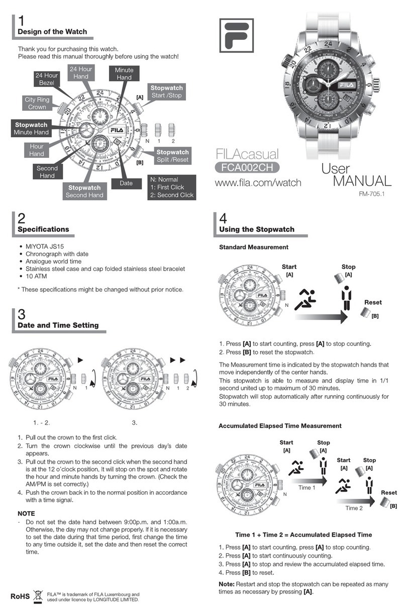 FILA fca002ch user manual