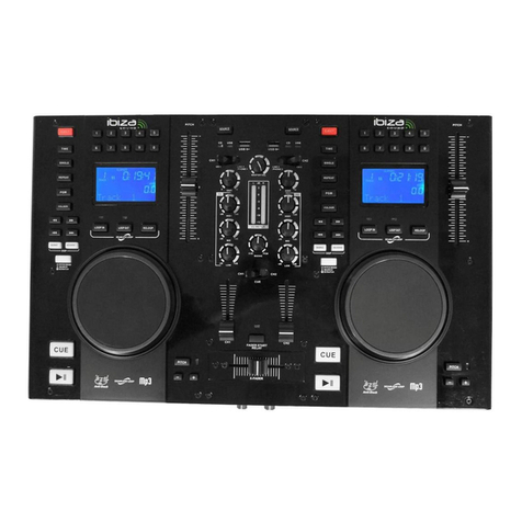 Ibiza SCRATCH 200 user manual
