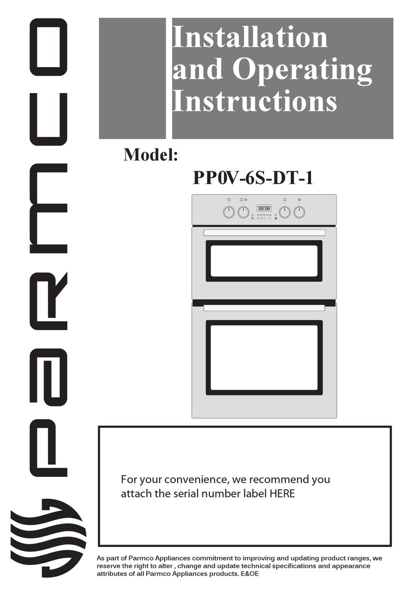 Parmco PP0V-6S-DT-1 User manual