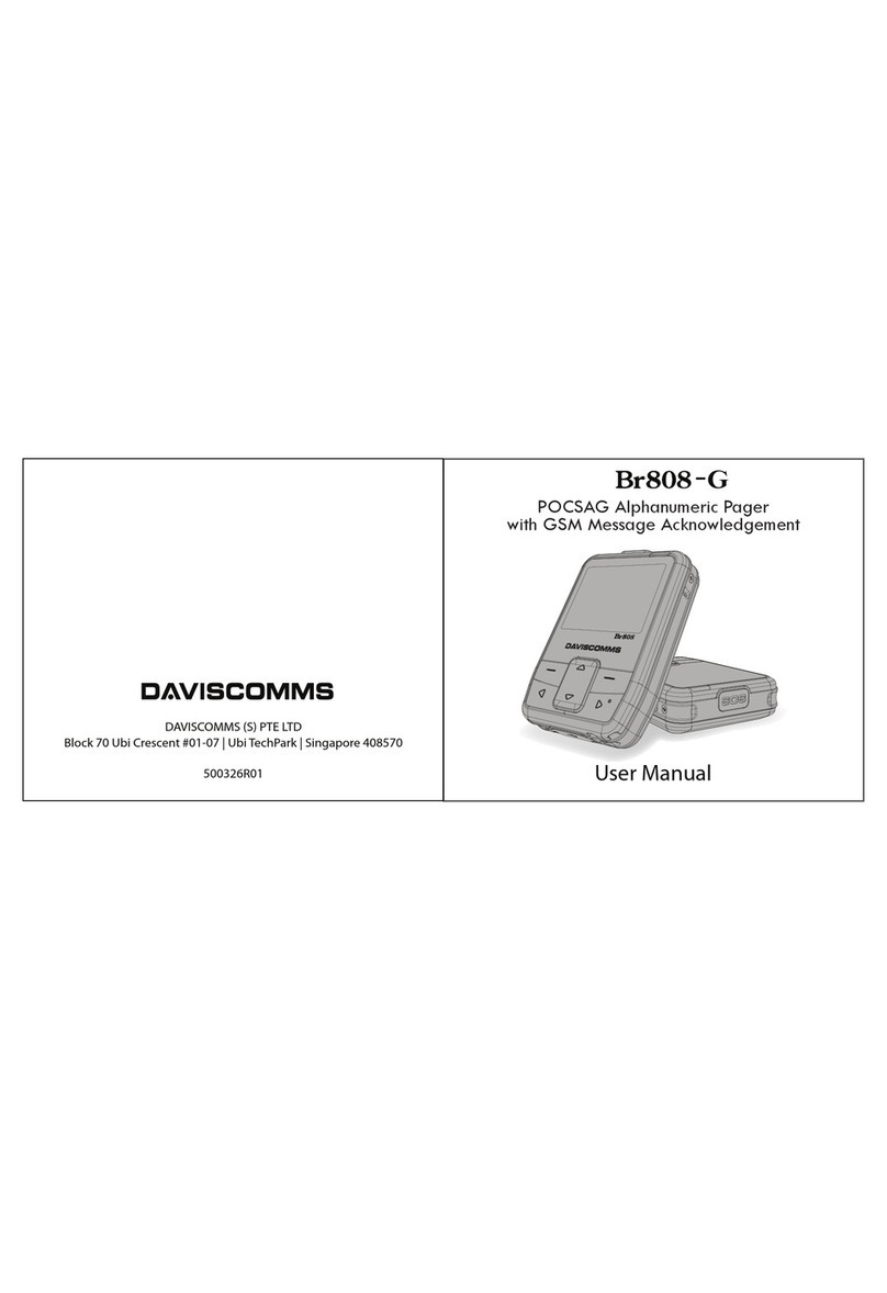 Daviscomms Br808-G user manual