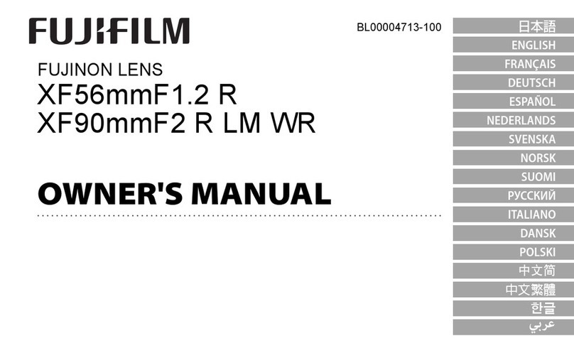 FujiFilm XF56mmF1.2 R owner's manual