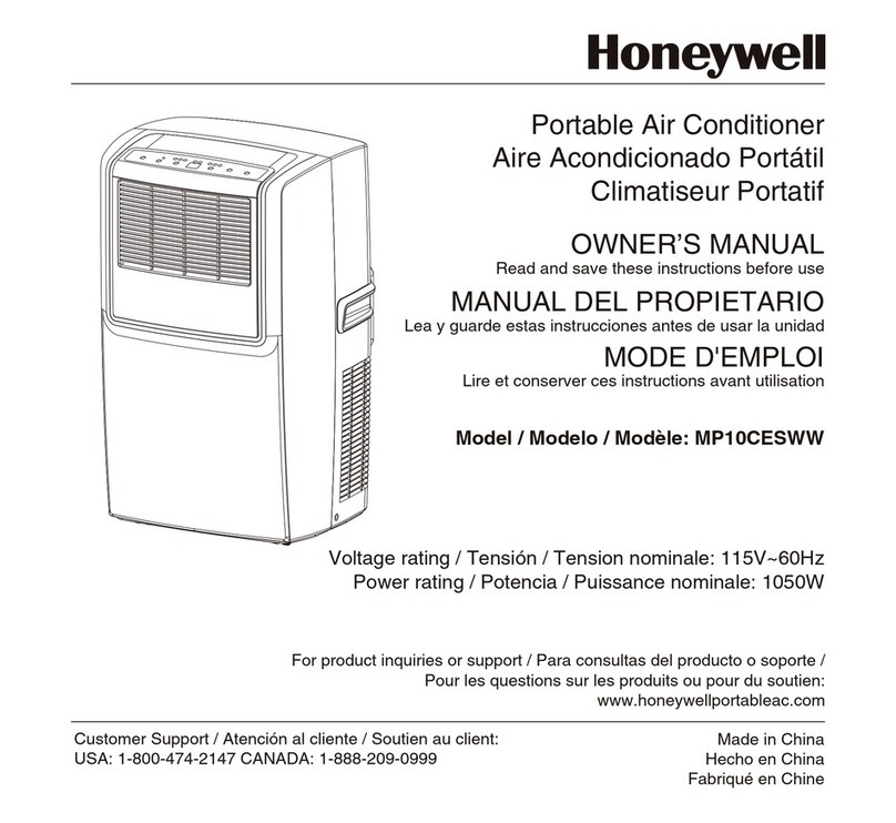 Honeywell MP10CESWW User manual