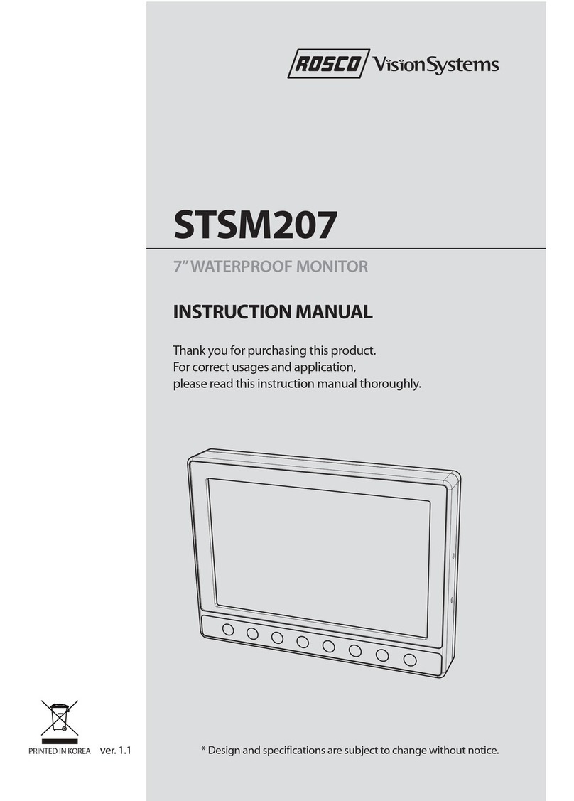 Rosco STSM207 User manual
