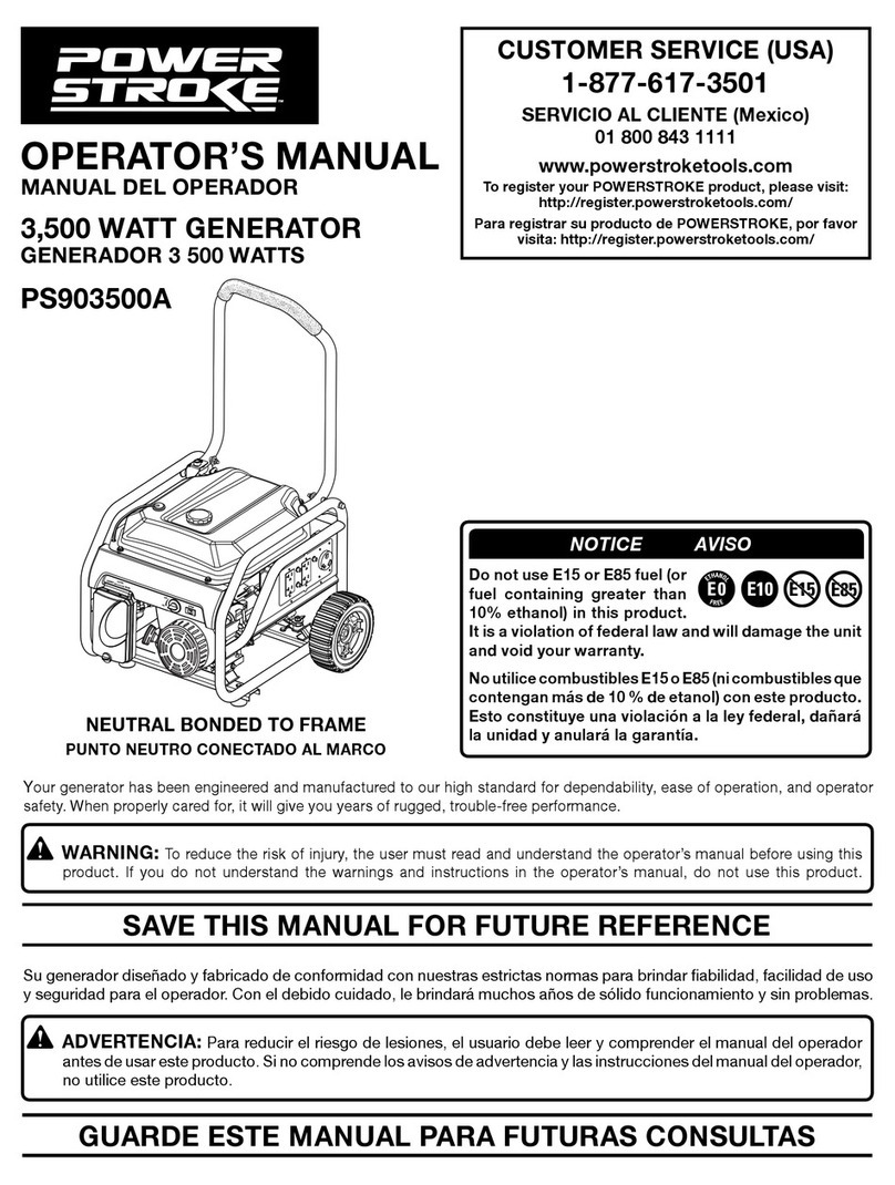 Power Stroke PS903500A User manual