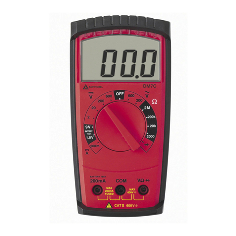Amprobe DM7C User manual