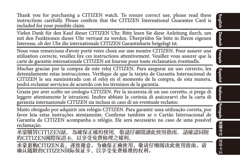 Citizen J810 manual