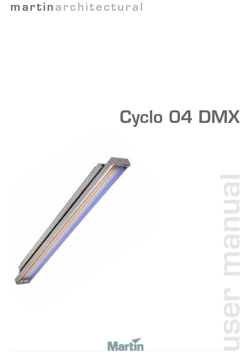 Martin CYCLO 04 DMX user manual