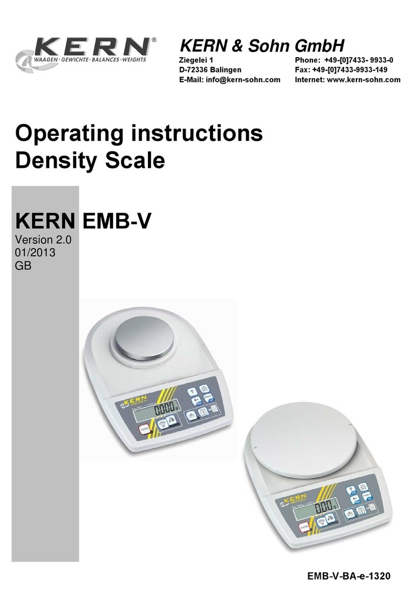 KERN EMB-V User manual