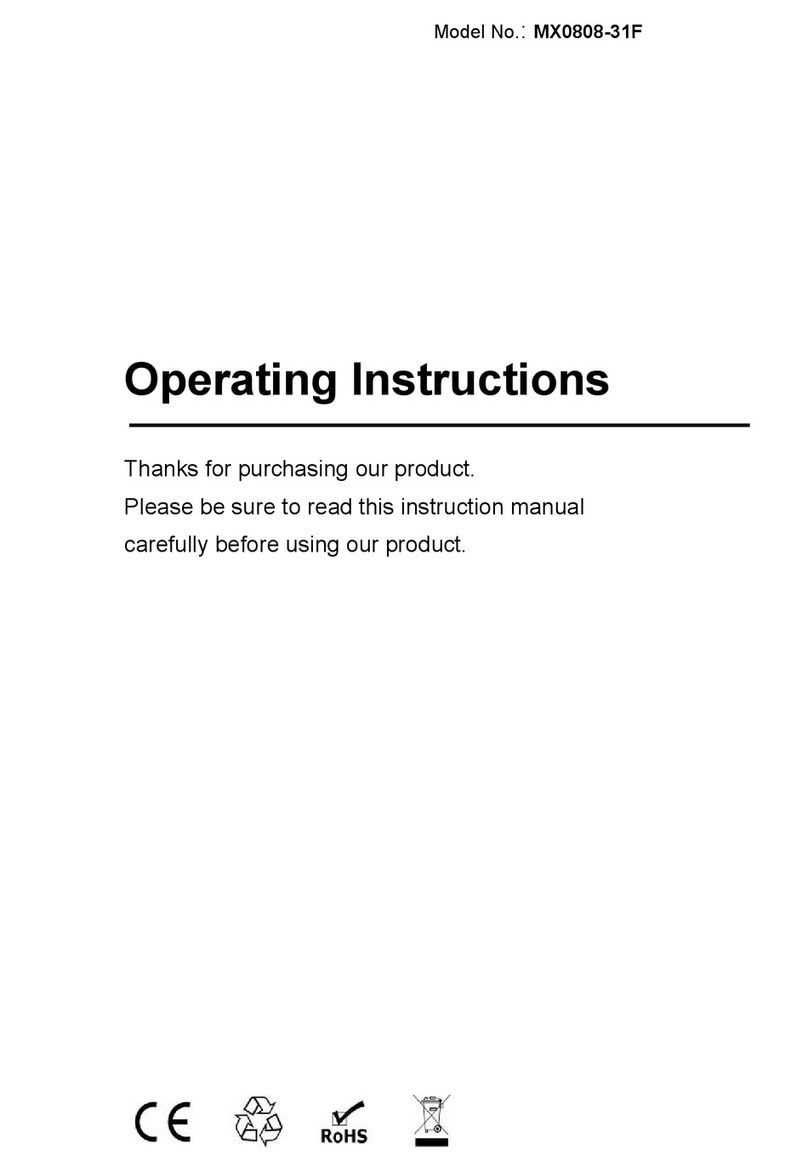 Grandbeing MX0808-31F User manual