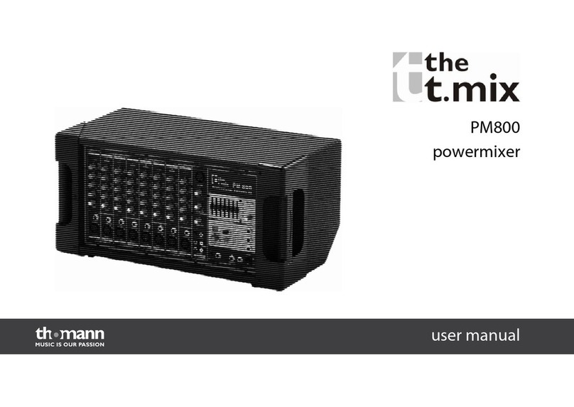 thomann t.mix PM800 User manual