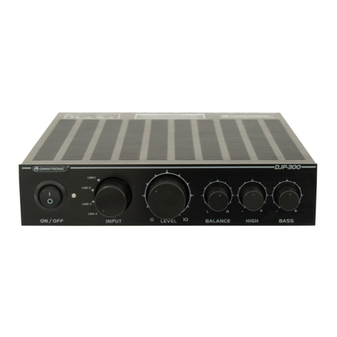 Omnitronic DJP-300 user manual