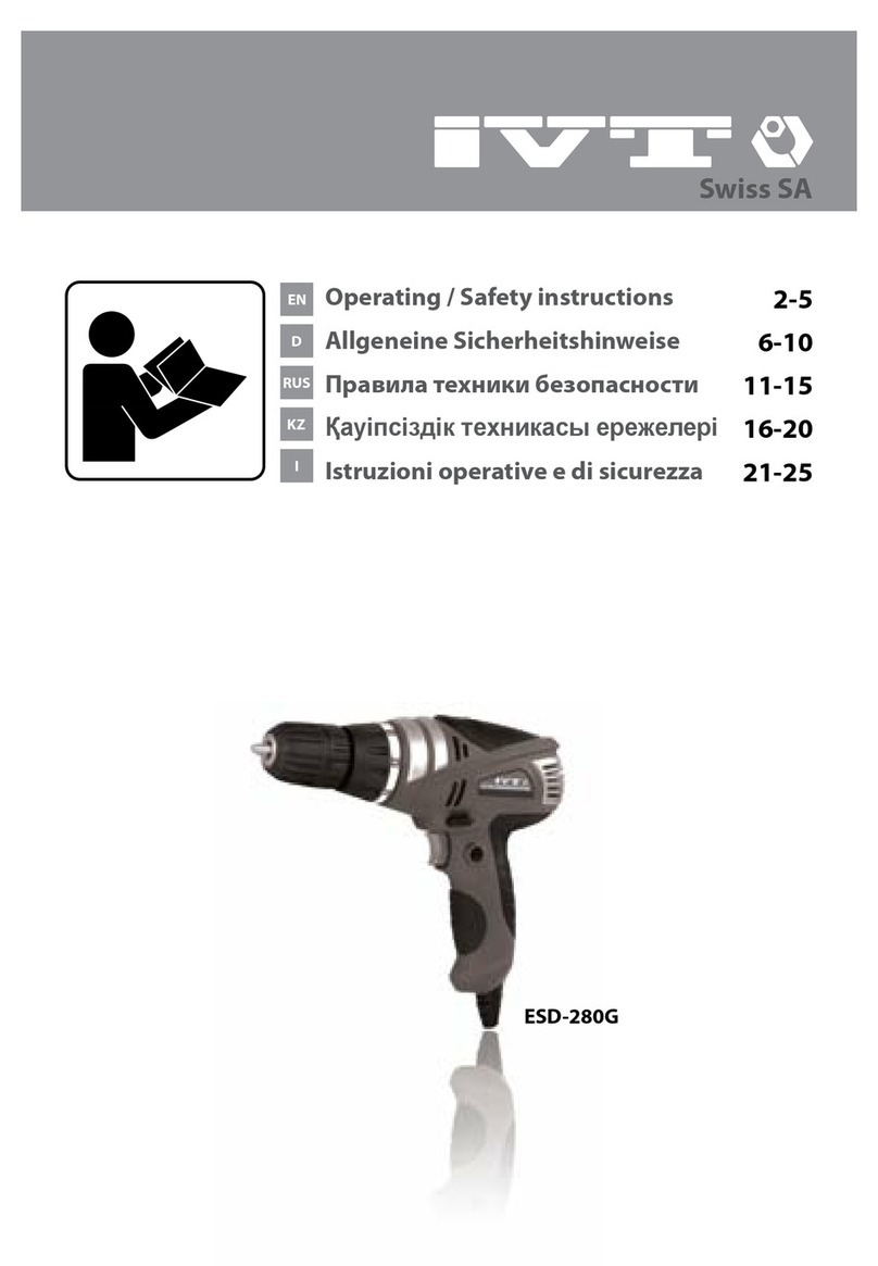 IVT ESD-280G Operating/safety instructions