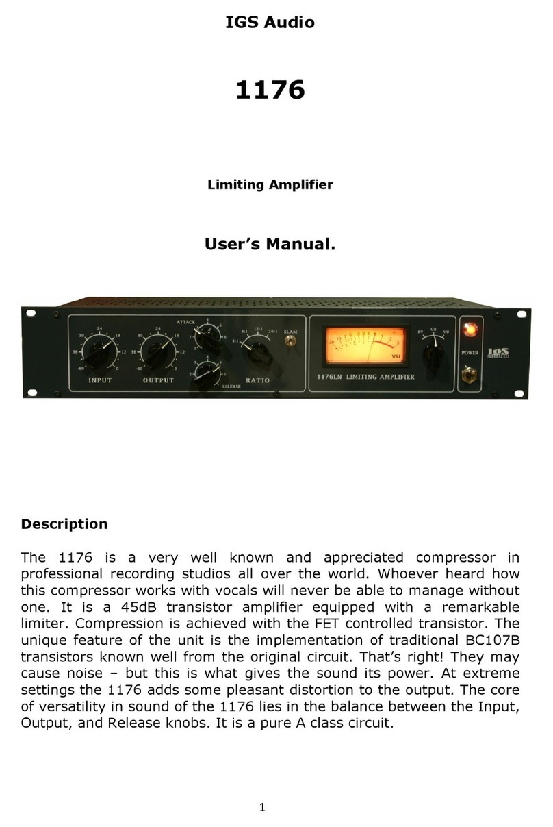 IGS Audio 1176 user manual