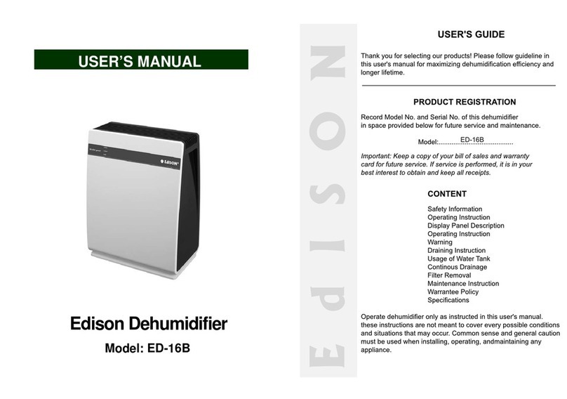 Edison ED-16B User manual