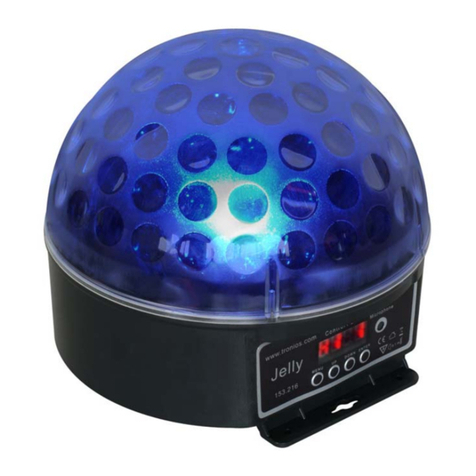 Beamz Magic Jelly DJ Ball DMX Multicolour LED instruction manual