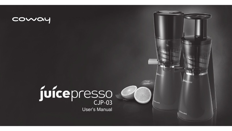 Coway juicepresso CJP-03 user manual