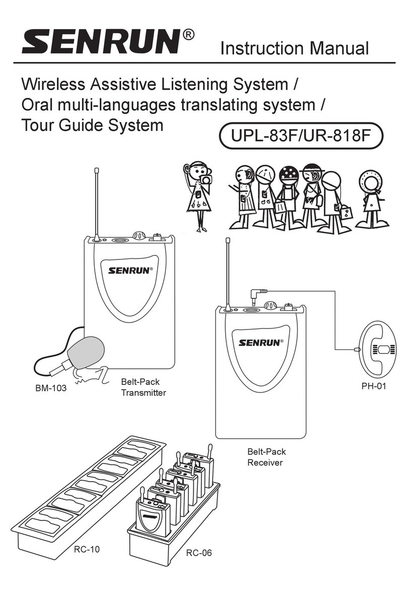 Senrun UPL-83F instruction manual