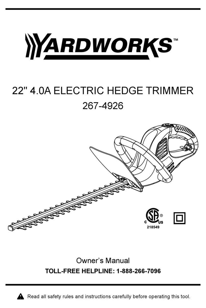 Yard Works 267-4926 owner's manual Yard Works 267-4926 owner's manual