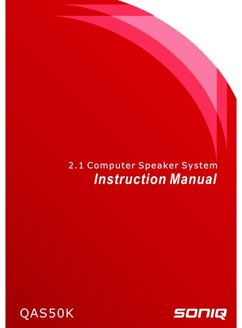 SONIQ QAS50K instruction manual