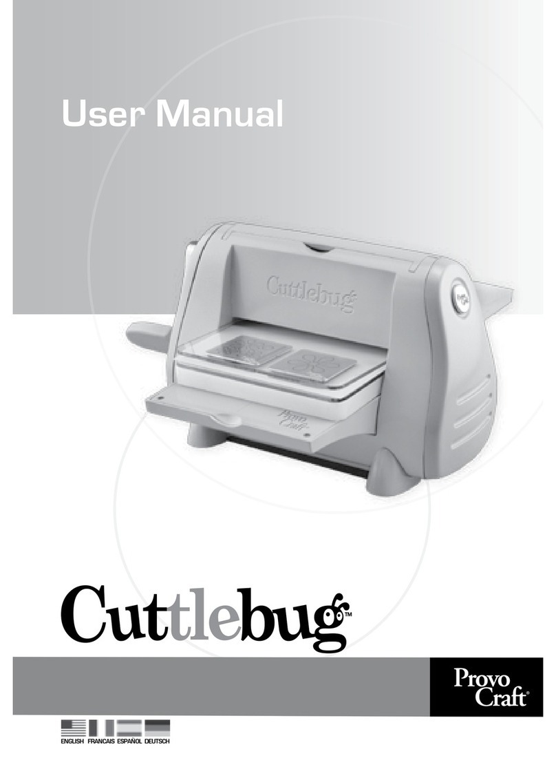 Provo Craft cuttlebug user manual