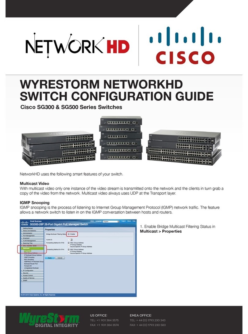 Cisco SG300 series User manual