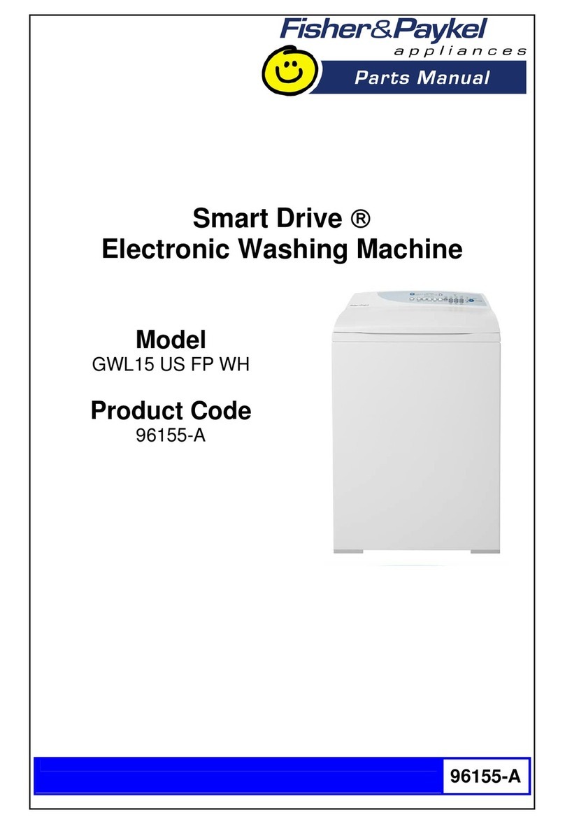 Fisher & Paykel Smart Drive GWL15 US FP WH User manual