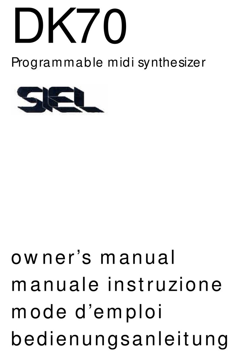 Siel DK70 owner's manual