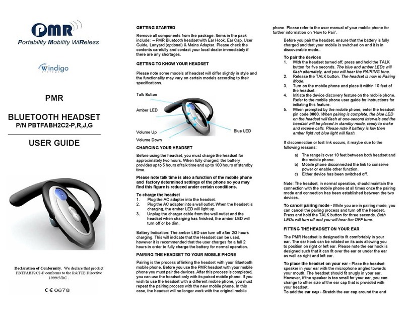 PMR PBTFABH2C2-P user guide