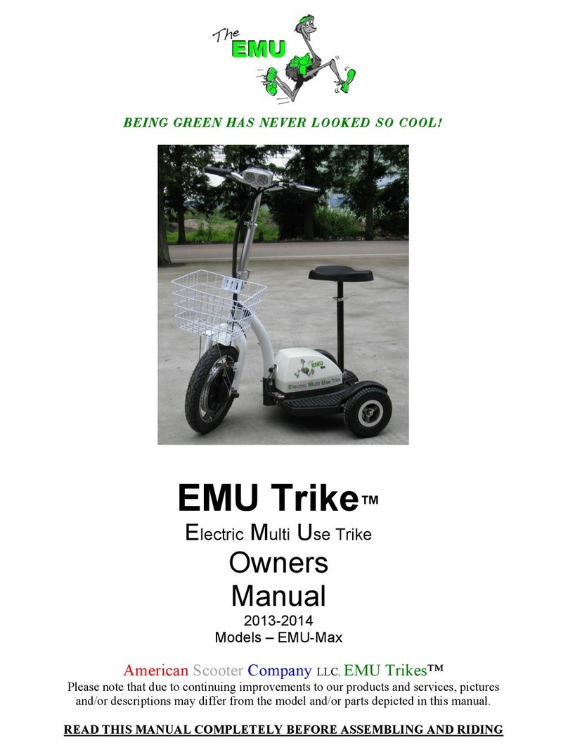 EMU Trike MAX owner's manual