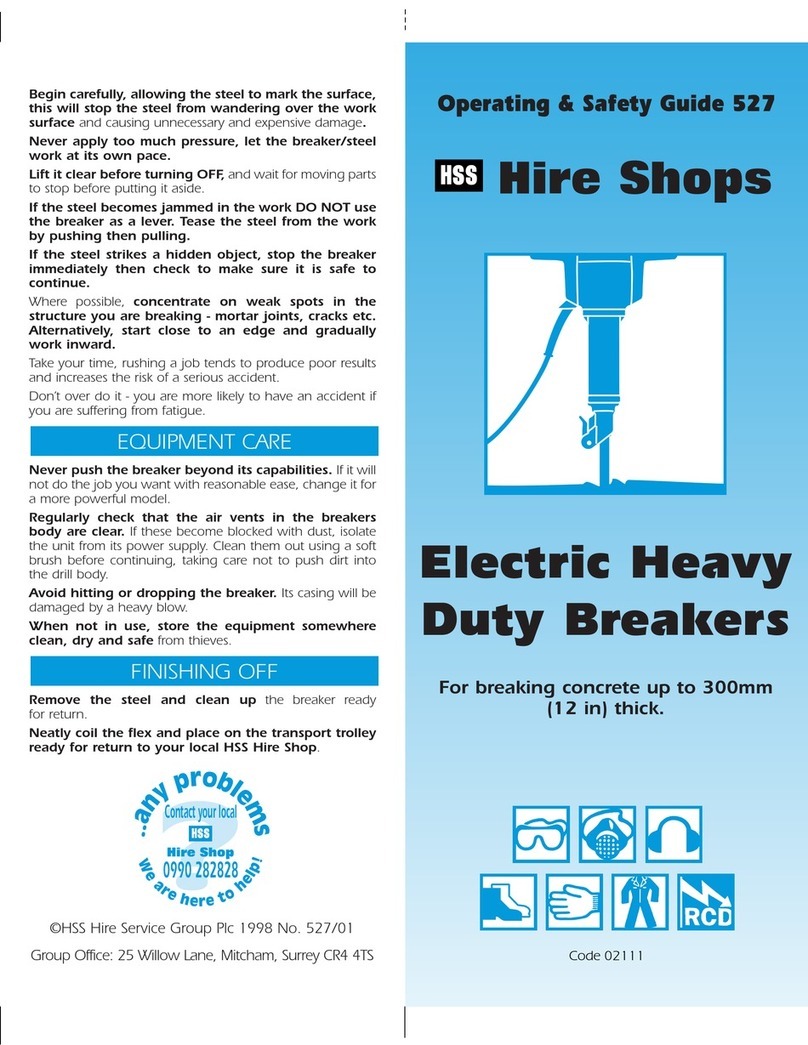 HSS Hire 527 Troubleshooting guide
