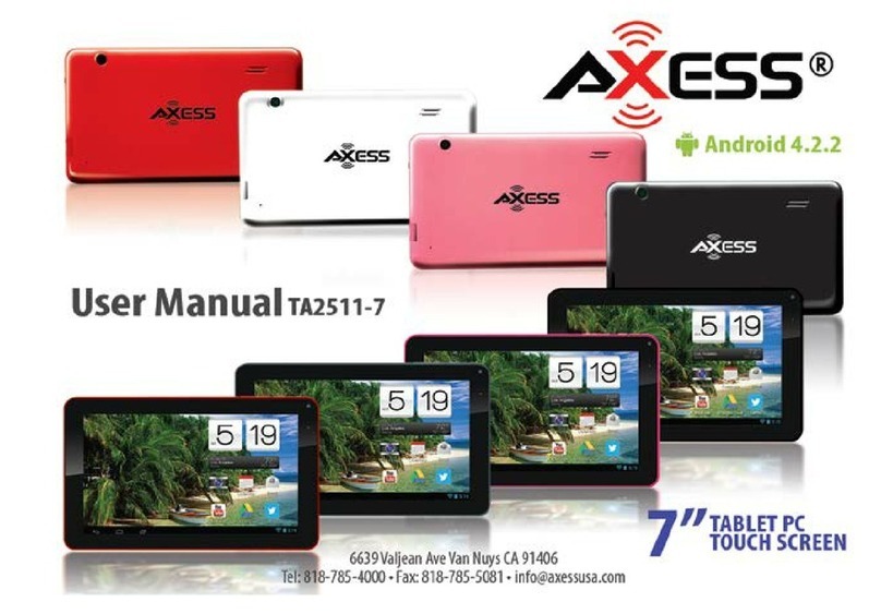 Axess TA2511-7 user manual
