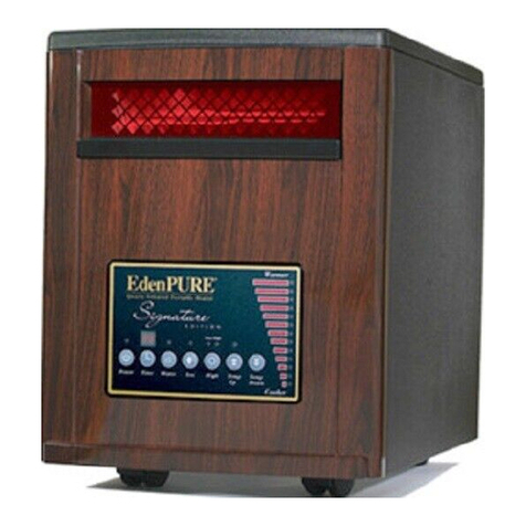 EdenPURE Signature Operation and warranty manual