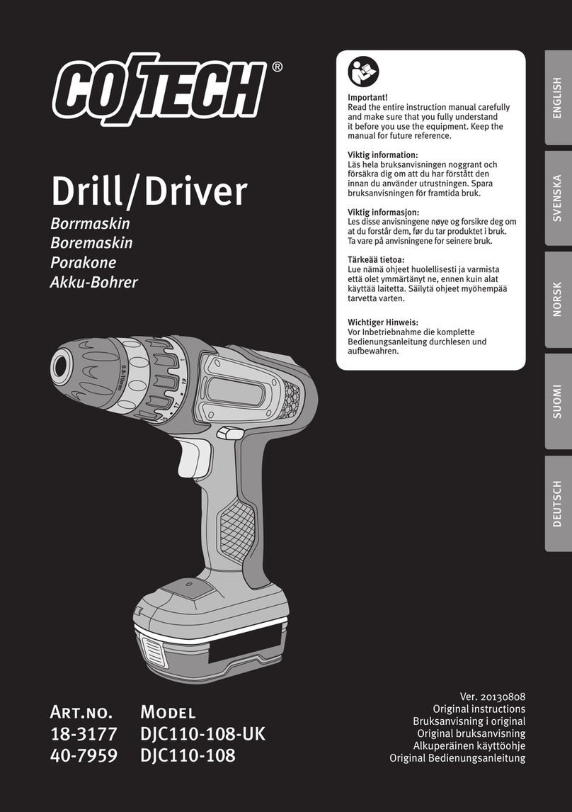 CO/Tech DJC110-108-UK Original instructions